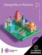 Book cover LM PLAT Alumnado Geografía e Historia Comunidad de Madrid 2 ESO Construyendo mundos 2024