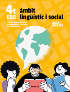 Book cover Àmbit lingüístic i social 4t ESO. Aula oberta