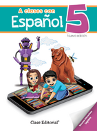 Book cover A clases con Español 5