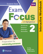 Book cover Exam Focus 2 Interactive Workbook