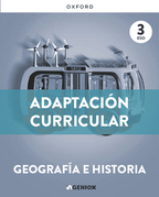 Book cover Geografía e Historia 3º ESO. Adaptación curricular digital inGENIOX. Principado de Asturias y Canarias