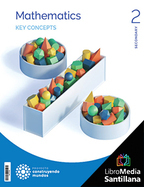 Book cover LM PLAT Student Key Concepts Mathematics 2 ESO World makers Clil