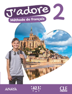 Book cover J'adore 2 - Méthode de français – A2.1