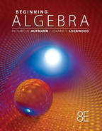 Book cover Beginning Algebra