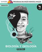 Book cover Biología y Geología 4º ESO Programa Bilingüe. Escritorio GENiOX Situaciones de aprendizaje (Andalucía)