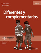 Book cover Diferentes y complementarios. Guía para el docente. Libro 05