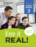 Book cover LM PLAT Keep it real! 2 Murcia edition Student's i-book