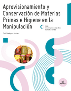 Book cover CFGB - Aprovisionamiento y conservación de materias primas e higiene en la manipulación (2026)