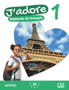 Book cover J'adore 1 - Méthode de français – A1