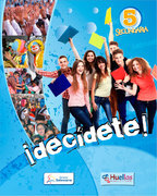 Book cover ¡decídete! 5to secundaria Huellas