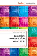 Book cover Para falar e escrever melhor o português