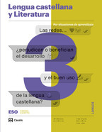 Book cover Lengua castellana y Literatura 3 ESO LOMLOE Andalucía