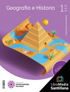 Book cover LM PLAT Alumno Geografía e Historia Imaginamos Comunidad de Madrid 1 ESO Construyendo mundos 2024