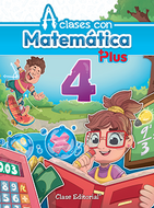 Book cover A clases con Matemática 4 Plus