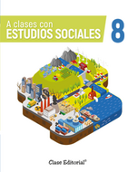Book cover A clases con Estudios Sociales 8