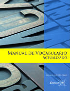 Book cover Manual Vocabulario Actualizado