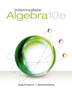 Book cover Intermediate Algebra