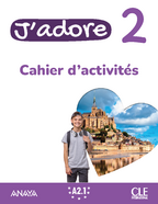 Book cover J'adore 2 – Cahier d’activités – A2.1