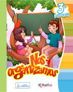 Book cover Nos organizamos 3ro primaria Huellas