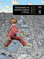 Book cover Educación en valores cívicos y éticos ESO