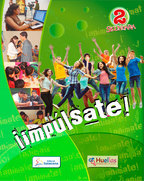 Book cover ¡impúlsate! 2do secundaria Huellas